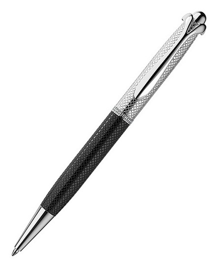 Серебряная ручка роллер Day Kit чернаяФото 15593-02.jpg