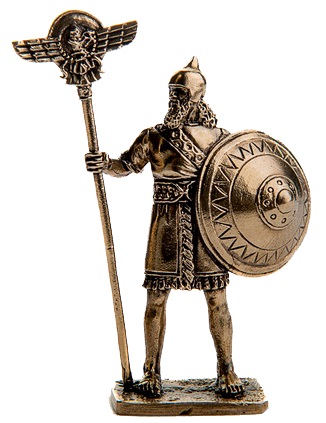 Бронзовая статуэтка Знаменосец (серия Древняя Ассирия)