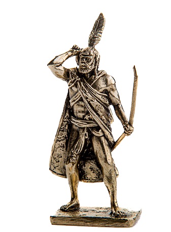 Бронзовая статуэтка Ливийский лучник (серия Воины)