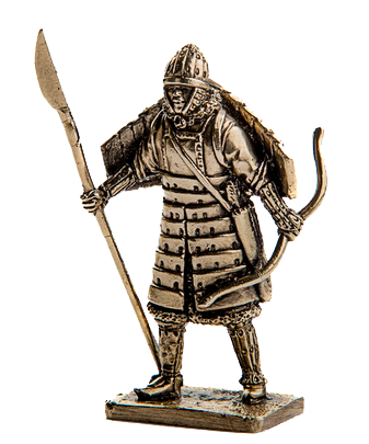 Бронзовая статуэтка Сибирский воин (серия Воины)