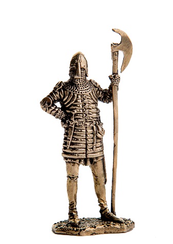 Бронзовая статуэтка Ральф (серия Средневековая пехота. Столетняя война)