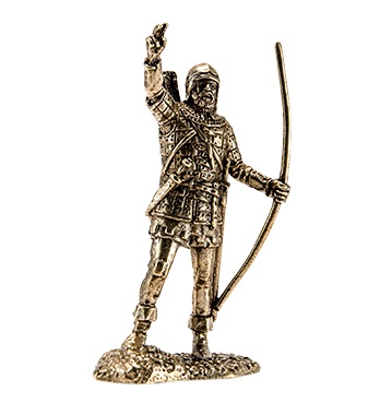 Бронзовая статуэтка Роджер (серия Английские лучники. Столетняя война)