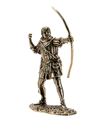 Бронзовая статуэтка Оливер (серия Английские лучники. Столетняя война)
