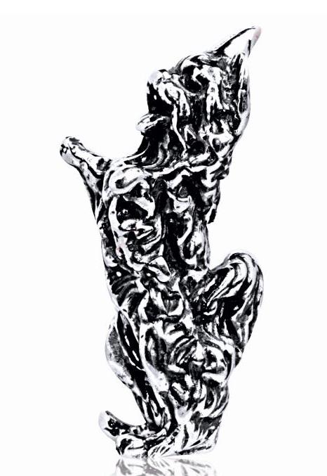 Серебряная статуэтка Цирковая собачка