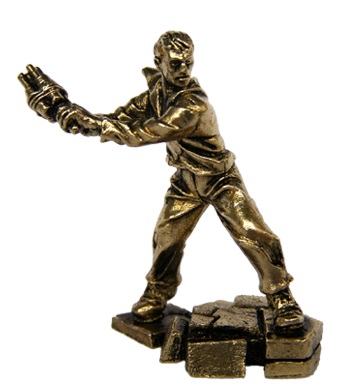 Бронзовая статуэтка Матрос со связкой гранат (серия Оборона Севастополя)