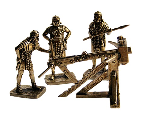 Бронзовые статуэтки Римские артиллеристы (серия Римские артиллеристы)