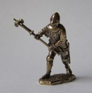 Бронзовая статуэтка Воин с кувалдой (серия Французская пехота)