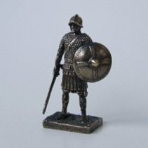 Бронзовая статуэтка Франкский рыцарь эпохи Карла Великого (серия Рыцари)