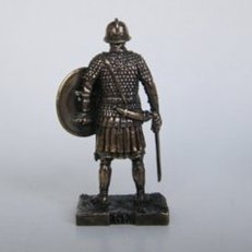 Бронзовая статуэтка Франкский рыцарь эпохи Карла Великого (серия Рыцари)