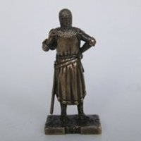 Бронзовая статуэтка Английский рыцарь первой половины XIV века (серия Рыцари)