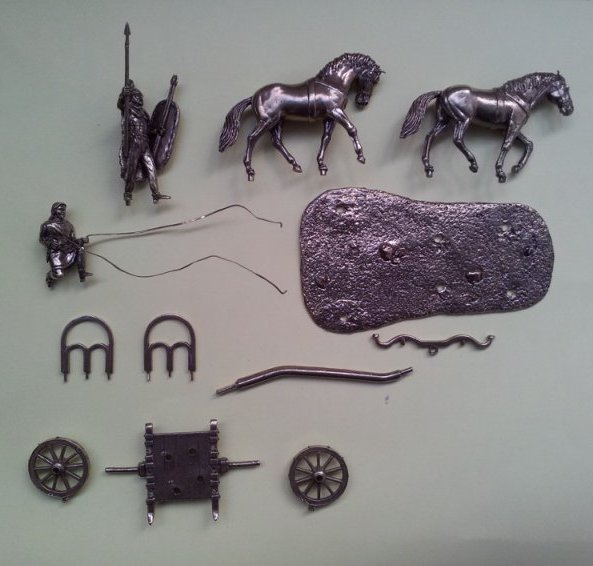 Бронзовая статуэтка Кельтская колесница (серия Кельты)Фото 15979-02.jpg