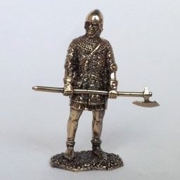 Бронзовая статуэтка Артиллерист с топором (серия Средневековая катапульта)