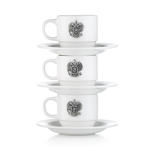 Трио кофейных чашек Империя