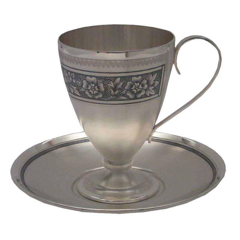 Серебряная чашка Василиса высокая