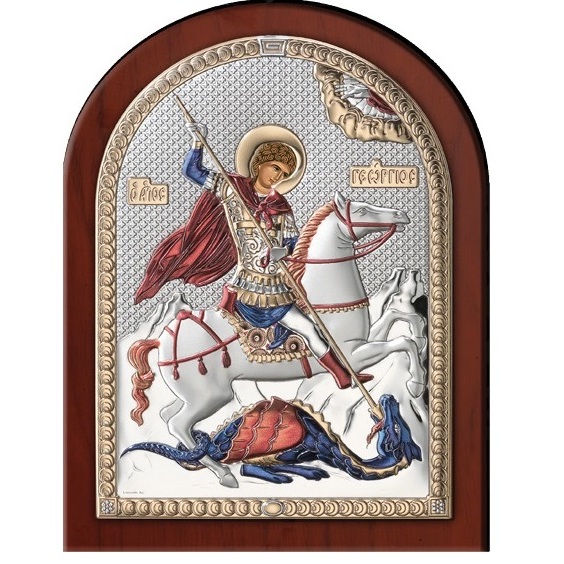 Икона Святой Георгий Победоносец 6*8.5