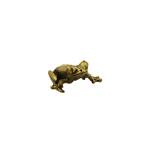 Бронзовая статуэтка Лягушка кошельковая миниФото 17072-04.jpg