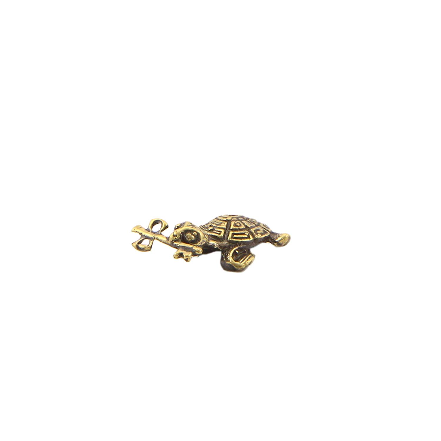 Бронзовая мини статуэтка Черепаха с золотым ключикомФото 17082-04.jpg