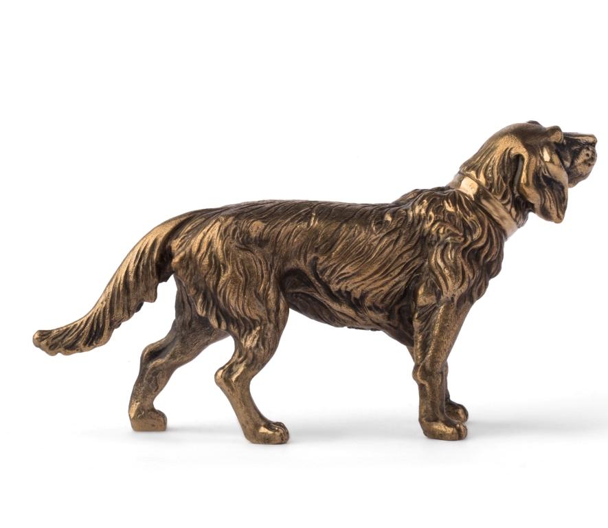 Бронзовая скульптура Охотничья собакаФото 17436-02.jpg