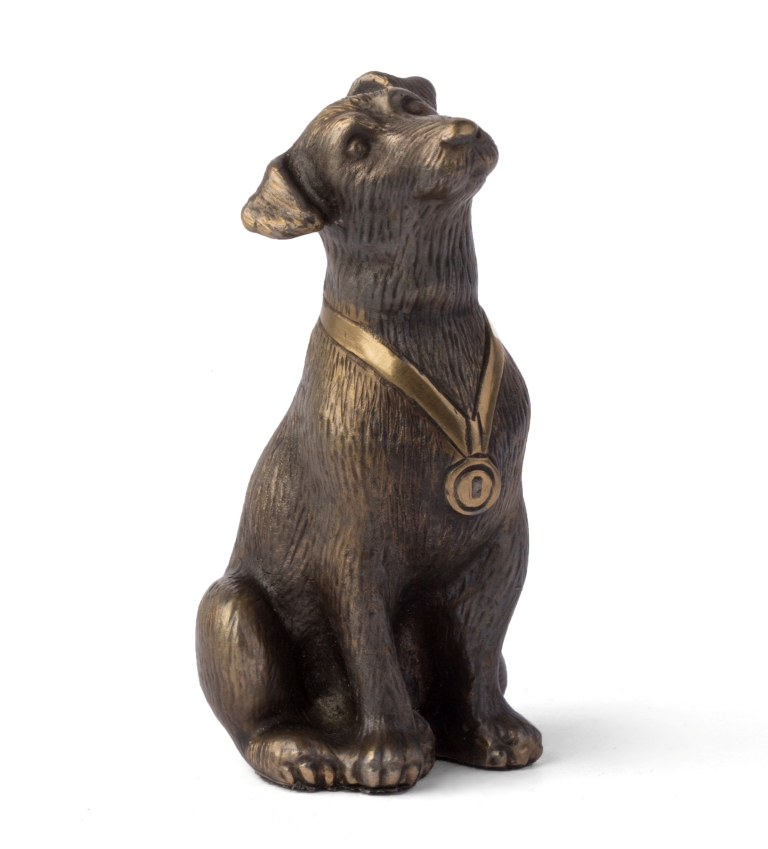 Бронзовая скульптура Собака ПобедительФото 17514-02.jpg