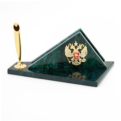 Мини-набор с гербом России змеевик