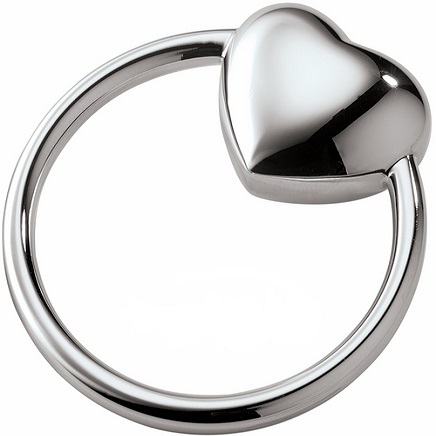 Серебряная погремушка Сердце на кольцеФото 18497-01.jpg