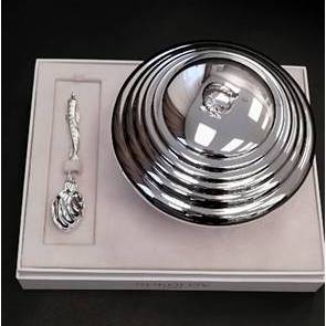 Серебряная икорница с ложкойФото 18723-05.jpg
