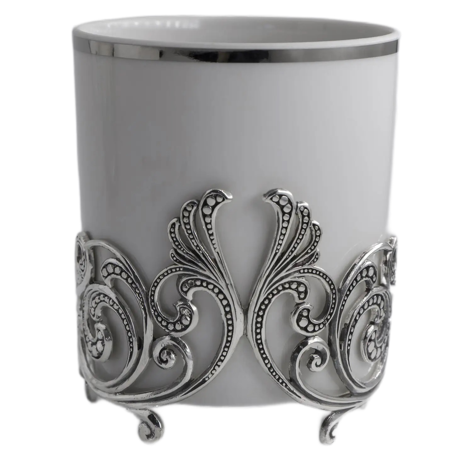 Серебряная кофейная чашка Витая с чернениемФото 18815-02.jpg