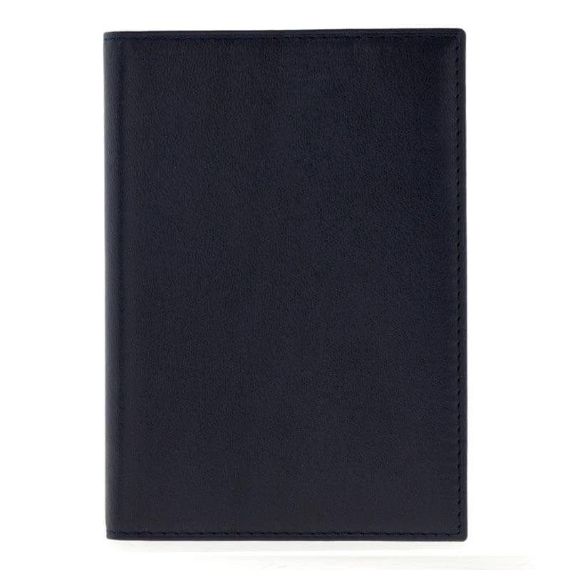 Синяя кожаная обложка для паспорта SOLTAN 005 01 07Фото 20470-01.jpg