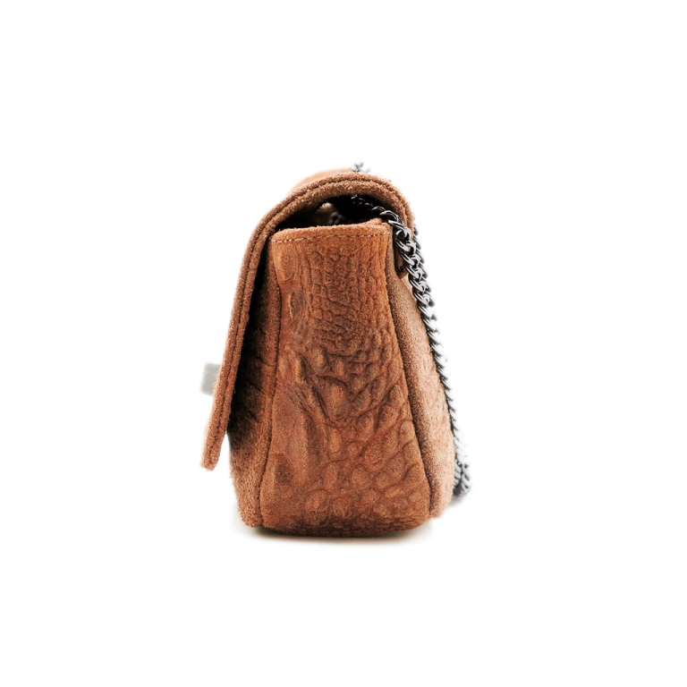 Женская коричневая кожаная сумка Vera Pelle 908 05Фото 20568-04.jpg