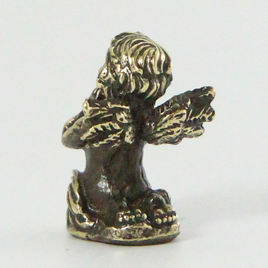Бронзовая статуэтка Ангел молящийся средний Фото 20583-03.jpg