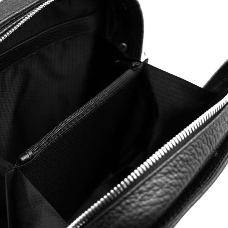 Чёрная кожаная мужская сумка SOLTAN 809М 03 01Фото 20619-04.jpg
