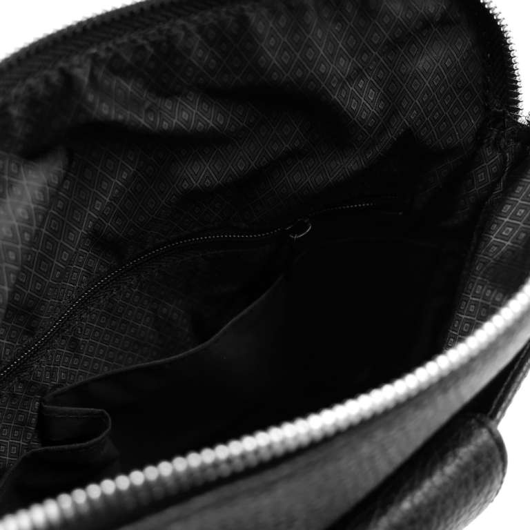 Чёрная кожаная мужская сумка SOLTAN 812M 03 01Фото 20643-04.jpg