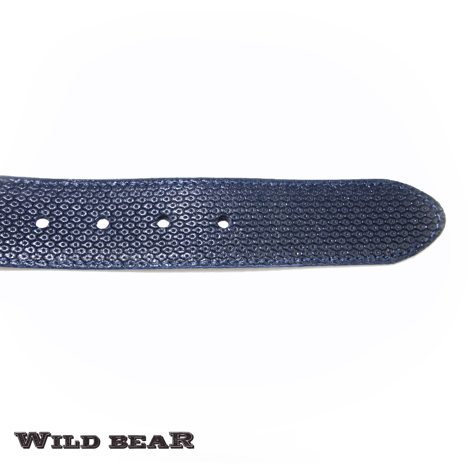 Синий кожаный ремень WILD BEAR Фото 20732-05.jpg