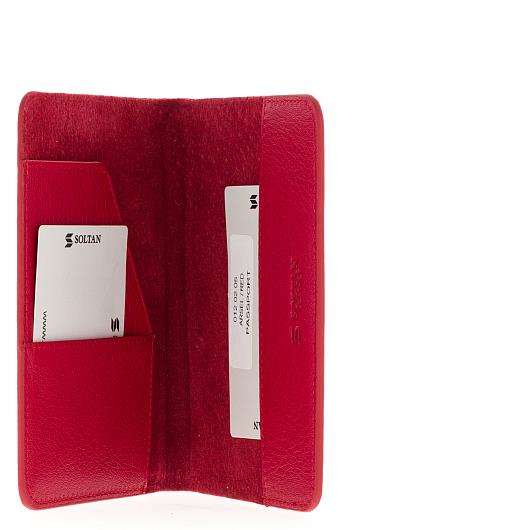 Красная кожаная обложка для паспорта SOLTAN 012 02 05Фото 20876-03.jpg