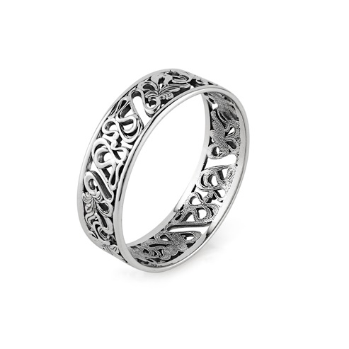 Серебряное кольцо для салфеток Модерн