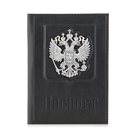 Кожаная обложка для паспорта Единство