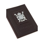 Кожаная обложка для паспорта Петербург