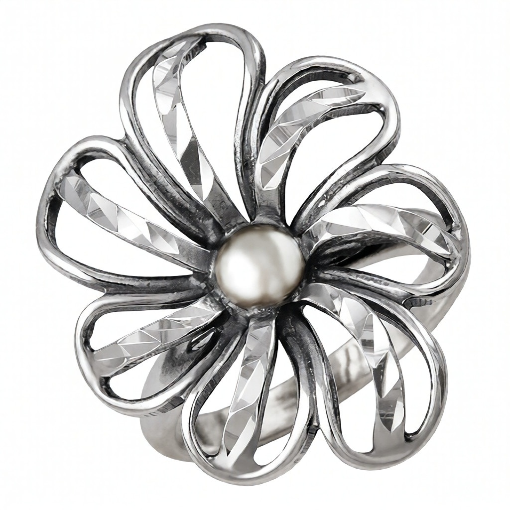 Серебряное кольцо Магда