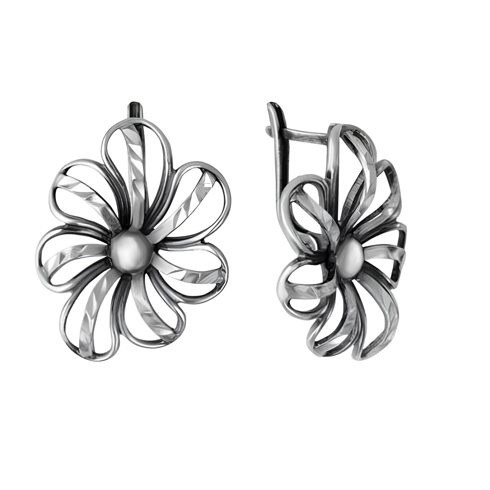 Серебряные серьги