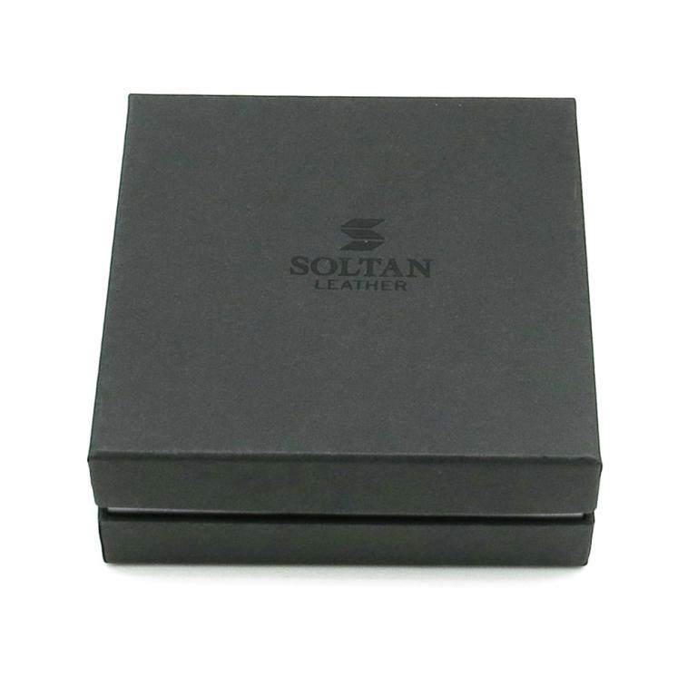 Классический черный кожаный ремень Soltan 2102 01/120Фото 21465-04.jpg