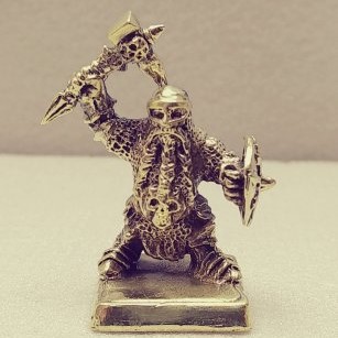 Бронзовая статуэтка Гном дедушка  (серия гномы)Фото 22145-02.jpg