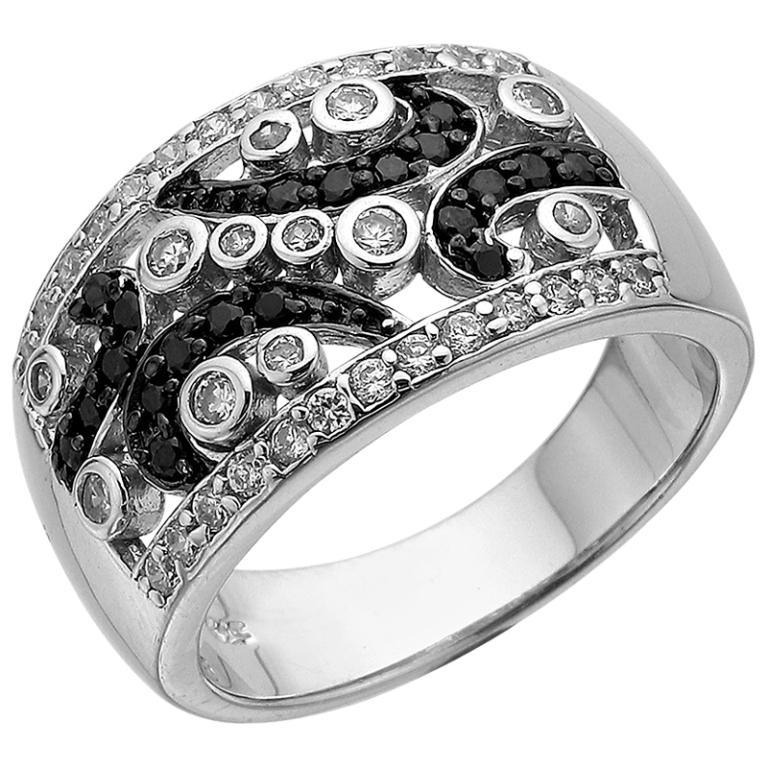 Серебряное кольцо JNR 107 (Куб. Циркон)  (снято с производства)