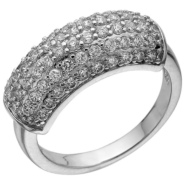 Серебряное кольцо JNR 33 (Куб. Циркон)  (снято с производства)