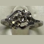Серебряное кольцо HFR 47R (Куб. Циркон) (снято с производства)