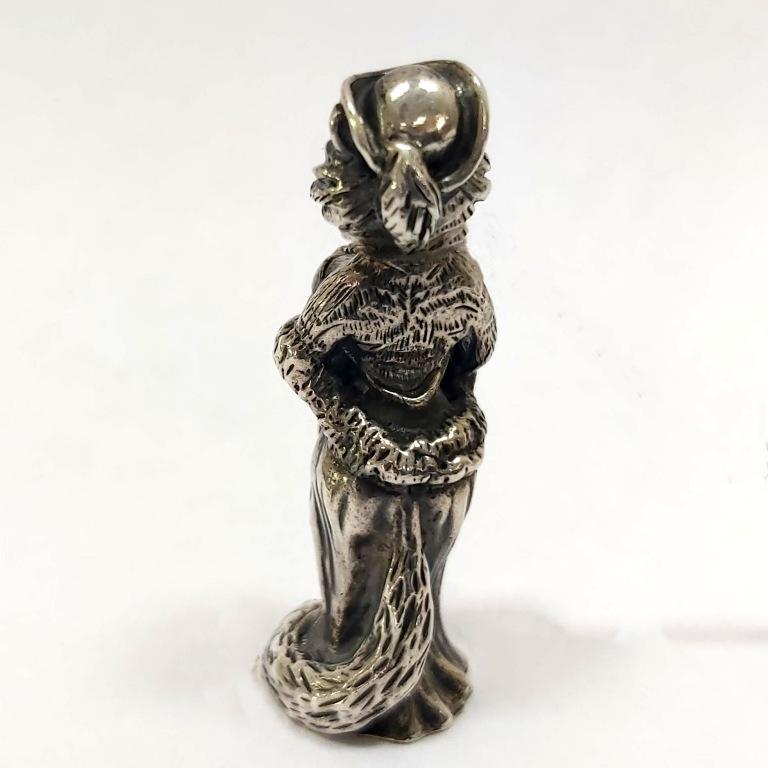 Серебряная статуэтка Мадам Тигрица Фото 23913-02.jpg