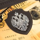 Книга Уголовный розыск Российской империи в кожаном переплете и серебре