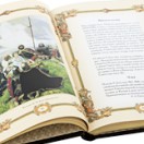 Книга Великие полководцы в кожаном переплете и серебреФото 24519-03.jpg