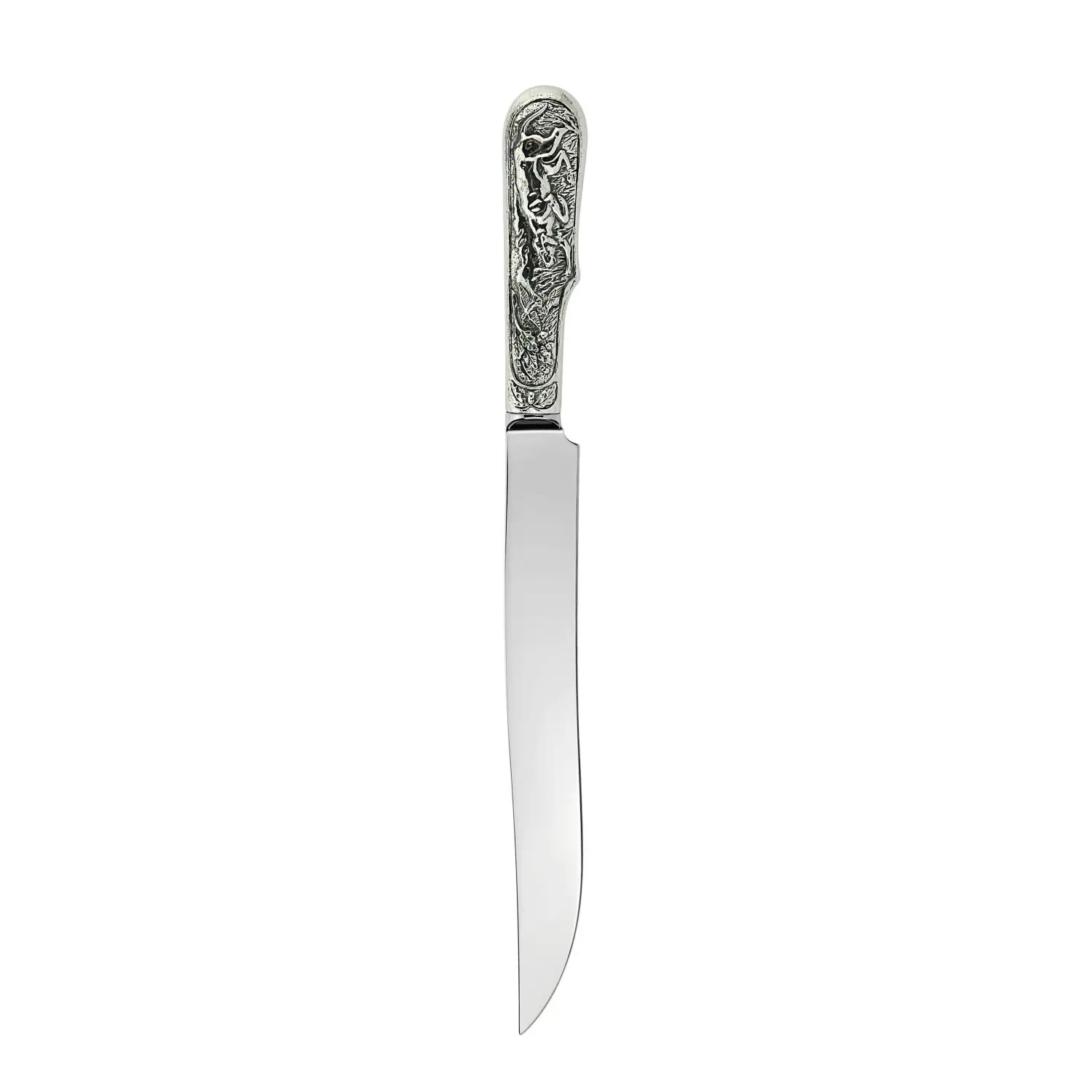 Посеребренный нож для мяса Пойнтер