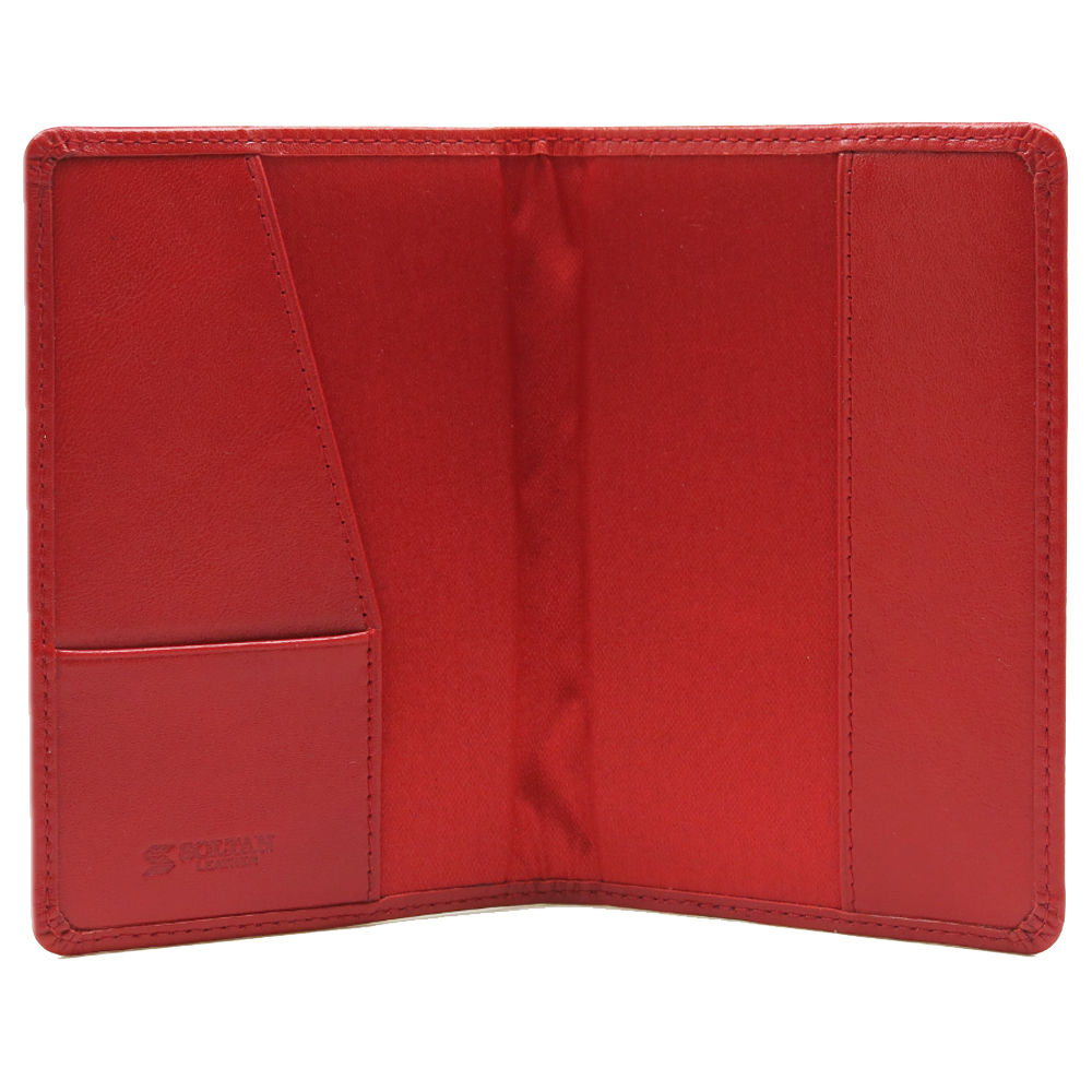 Красная кожаная обложка для паспорта SOLTAN 011 23 05 Фото 25536-05.jpg