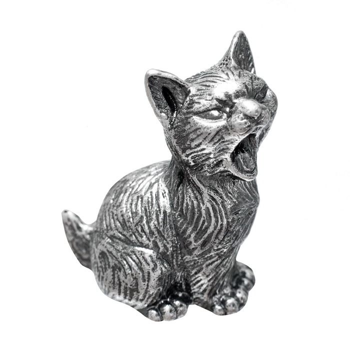 Серебряная статуэтка Кот